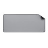 Logitech Desk Mat - Studio Series, Multifunctional Large Desk Pad, Extended Mouse Mat, Office Desk Protector with Anti-Slip Base, Spill-Resistant Durable Design, in Mid-Grey
