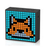 Divoom TimeBox Evo -- Pixel Art Bluetooth Speaker with 16x16 LED Display APP Control - Cool Animation Frame & Gaming Room Setup & Bedside Alarm Clock- Black