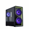Lian-Li LANCOOL 217 INF Mid-Tower PC Case, 2x Pre-Installed Fans, E-ATX/EEB Support, 380mm GPU Clearance, 360mm Radiator Top, Dual PSU Mount, Black | LAN217INFX
