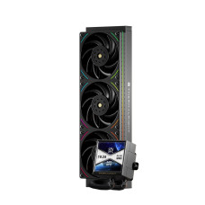 Thermalright Peerless Vision 360 UB ARGB Black CPU Aio Cooler,PC 360 Specification Water Cooler System with Inline PC Fans,3.95’’IPS LCD Screen with 480x480 Resolution,for AM4/AM5;Intel 1700/1851