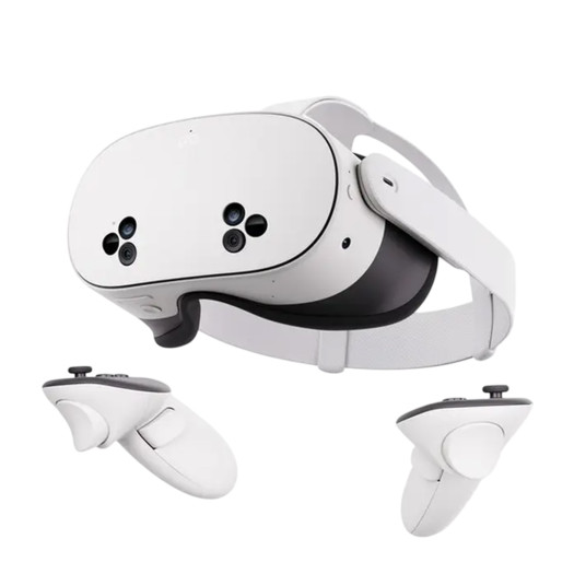 Meta Quest 3S 256GB VR Headset, 1832x1920 PPE Resolution, 4,324 mAH Battery Capacity, 96° Horizontal & 90° Vertical FoV, 8GB RAM, White