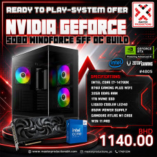 READY TO PLAY SYSTEM - RTX 5080 Build 16GB,INTEL I7 14700K,B760 GAMING PLUS WIFI, 32GB DDR5 RAM, 1TB NVMe SSD, LE240 Liquid Cooler, 850W Power Supply, GAMDIAS ATLAS M1 case, RTP # 4807