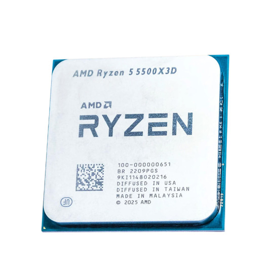 AMD Ryzen 5 5500X3D - Ryzen 5 5000 Series 6-Core 3.0 GHz Socket AM4 105W None Integrated Graphics Processor TRAY