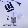 Logitech G309 Lightspeed Wireless Gaming Mouse, Lightweight, LIGHTFORCE Switches, Hero 25K Sensor, 300+ hr Battery, 6 Programmable Buttons, PC & Mac - White