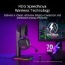ASUS ROG Pelta Wireless Gaming Headset with Detachable Mic – Tri-Mode (BT, 2.4GHz, USB-C) 50mm Titanium-Plated Drivers, 70Hr Battery, Ergonomic, Lightweight, for PC, PS5, PS4, Switch, Mobile - Black