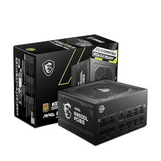 MSI MAG A850GL PCIE5, Fully Modular Compact Gaming 850W Power Supply, 80+ Gold, ATX 3.1 & PCIe 5.1 Ready, Native Dual-color 12V-2x6 cable