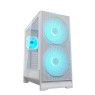 COUGAR Airface 180 Mid Tower Computer Case, 2x 180mm & 1x 120mm PWM aRGB Pre-Installed Fans, Up to 360mm & 8x Fan Support, Magnetic Filter Panel, White | 385VA40.0002