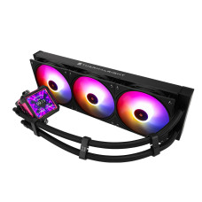 Thermalright FW PRO 360 ARGB RB CPU AIO Cooler,Computer Water Cooler System,IPS LCD Screen with 320x320 Resolution,for AM5,Intel LGA1700/1851,CPU Cooler with 2.73-in LCD Display,Magnetic Cold Head-Red