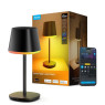 Govee Smart Cordless Table Lamp Classic (No Adapter), RGBIC Desk Lamp | Rechargeable Table Lamp for Bedroom, Living Room, Portable Lamp Works with Matter, Bedside Lamp with 72 Scenes Modes, 500lm | H1741011