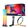 Govee TV Backlight 3 Lite Kit, 11.8ft RGBICW Wi-Fi TV LED Strip Lights for 55-65 inch TVs with Camera and 15 Inches Smart Light Bars with 4-in-1 Light Beads - Works with Alexa & Google Home H605A
