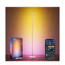 Govee RGBIC Floor Lamp Basic h6076193, 1000lm LED Corner Lamp | Works with Alexa, Smart Modern Floor Lamp with Music Sync and 16 Million DIY Colors, Color Changing Standing Lamp for Bedroom -Champagne