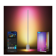 Govee Floor Lamp 2, RGBIC Smart Floor Lamp for Living Room, Bedroom | 1725lm, Warm Cool White LED, 2200K-6500K, Compatible with SmartThings, Matter, Alexa, Music Sync, Scene Mode, Silver H607C181