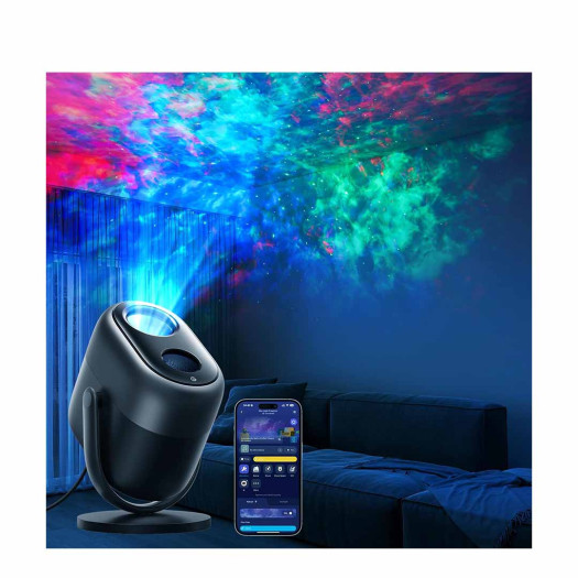 Govee Star Projector Lights, 7-Zone Colorful Nebula Effect, Work with Matter, 540ft² Coverage, LED Ceiling Lights for Bedroom, 50+ Scenes, 18 White Noise, Room Decor, Gifts for Kids, Sleep Lamp- H6095