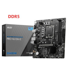 MSI PRO H610M-E DDR5 Motherboard CPU SOCKET LGA1700 Intel HDMI VGA 1Gbps LAN