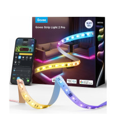 Govee RGBWWIC LED Strip Light 2 Pro 16.4ft, Smart Control, APP, WiFi | Work with Alexa, Google Assistant, Matter and Smarthings, DIY Color Changing, LED Lights for Bedroom, Cabinet, Home Deco | H61F51D1