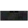 Corsair K100 AIR Wireless RGB Mechanical Gaming Keyboard - Ultra-Thin, Sub-1ms Slipstream, Low-Latency Bluetooth, Cherry MX Ultra Low Profile Keyswitches - NA Layout, QWERTY - Black