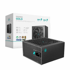 DeepCool PQ1000G Fully Modular Power Supply, 1000W Power, 80 PLUS Gold Efficiency, Fluid Dynamic Bearing Fan, Full Japanese Electrolytic Capacitors, ATX12V V3.1 Type, Black | R-PQA00G-FD1B-JGUK-V1