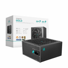 DeepCool PQ850G Fully Modular Power Supply, 850W Power, 80 PLUS Gold Efficiency, Fluid Dynamic Bearing Fan, Full Japanese Electrolytic Capacitors, ATX12V V3.1 Type, Black | R-PQ850G-FD1B-JGUK-V1