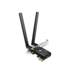 TP-Link WiFi 6 PCIe WiFi Card for Desktop PC AX3000 (Archer TX55E), Bluetooth 5.2, WPA3, 802.11ax Dual Band Wireless Adapter with MU-MIMO, Ultra-Low Latency, Supports Windows 11, 10 (64bit) Only