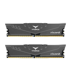 TEAMGROUP T-Force Vulcan Z DDR4 16GB Kit (2x8GB) 3200MHz (PC4-25600) CL16 Desktop Memory Module Ram (Gray) - TLZGD416G3200HC16CDC01