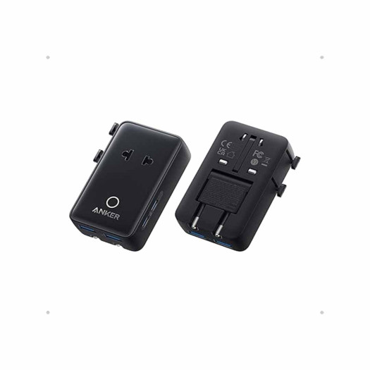Anker Nano Travel Adapter (5-in-1, 20W, 1-Pack)