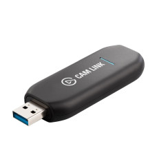 Elgato Cam Link 4K Capture Card for DSLR, Camcorder, Action Cam | HDMI to USB 3.0, Stream in 1080p60 or 4K30/60, Ultra-low latency, Works with OBS, Zoom, Discord, PC/Mac/iPad compatible