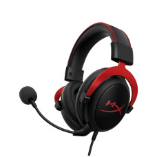 HyperX Cloud II Gaming Headset - 7.1 Surround Sound - Memory Foam Ear Pads - Durable Aluminum Frame - Multi Platform Headset - Works with PC, PS5, PS4 PRO, Xbox One, Xbox One S - Red (KHX-HSCP-RD) 