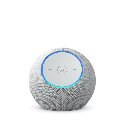 Amazon Echo Dot Max (newest model), Alexa speaker with room-filling sound and nearly 3x bass, Great for living rooms and medium-sized spaces, Designed for Alexa+, Glacier White