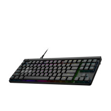 Logitech G515 TKL Wired Low-Profile Gaming Keyboard, GL Mechanical Linear Tactile Switches, Double-Shot PBT Keycaps, Low-Profile Key Switch Actuation Point, Black