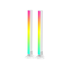 Govee RGBIC TV Light Bars, 15 Inches WiFi TV Backlight with Double Light Beads, Smart Light Bars with Multiple Placement Options Suitable for 45-70 inch TVs, Work with Alexa and Google Assistant H6046101 White