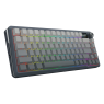 Redragon Wireless Mechanical Keyboard, Gasket RGB Gaming Keyboard with Screen & Knob, 3-Modes (Bluetooth/2.4G/Wired) 81 Custom Keys, Thick Pre-Lubed Linear Switch, Side Printed PBT Keycaps, K708GG-RGB-Pro