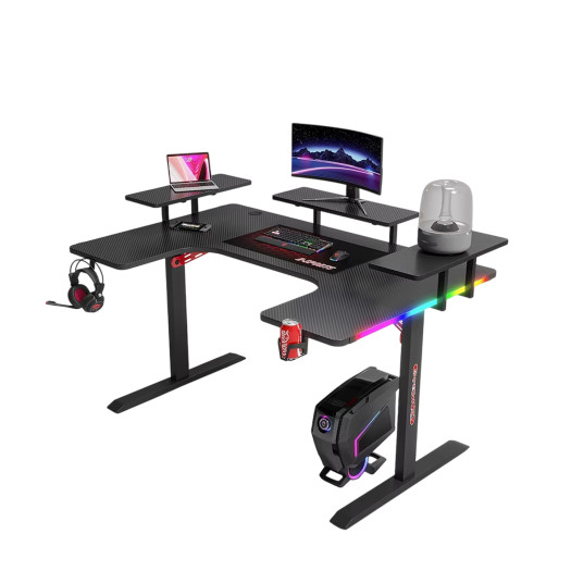 GAMING TABLE 2 SIDE L SHAPE P203 160X 100 X 74 CM