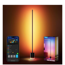 Govee Floor Lamp 2, RGBIC, Warm Cool White LED, Compatible with SmartThings, Matter, Alexa, 1725lm, Music Sync, Scene Modes, Smart Floor Lamp for Living Room, Bedroom, Black  H607C