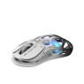 GravaStar Mercury M1 Pro Wireless Gaming Mouse, Lightweight Magnesium Alloy, 26,000 DPI, PAW3395DM Sensor, 5 Programmable Buttons, Support Wired/2.4GHz/BT, Gradient Black | M1-PRO