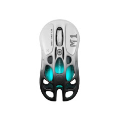 GravaStar Mercury M1 Pro Wireless Gaming Mouse, Lightweight Magnesium Alloy, 26,000 DPI, PAW3395DM Sensor, 5 Programmable Buttons, Support Wired/2.4GHz/BT, Gradient Black | M1-PRO