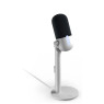 Elgato Wave Neo USB Condenser Microphone, Tap to Mute | High-rise stand design, LED mute indicator, Zero-delay headphone monitoring, Plug and play