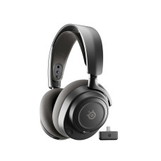 SteelSeries Arctis Nova 7P Wireless Gen 2 Gaming Headset - Real-Time App Control, 50+ HR Play, Neodymium Magnetic Drivers, Mix 2.4GHz/Bluetooth, PS5, PS4, PC, Switch 1/2, Mobile - Black