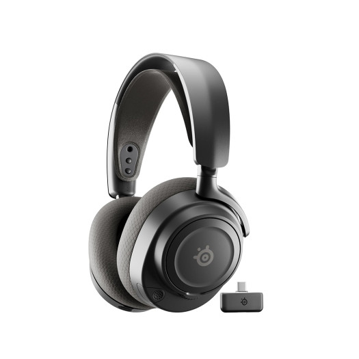 SteelSeries Arctis Nova 7P Wireless Gen 2 Gaming Headset - Real-Time App Control, 50+ HR Play, Neodymium Magnetic Drivers, Mix 2.4GHz/Bluetooth, PS5, PS4, PC, Switch 1/2, Mobile - Black