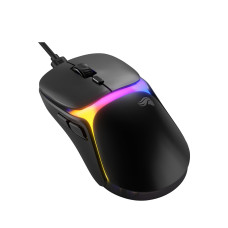 GLORIOUS Gaming Model O3 Wired Gaming Mouse - Ultralight 54g Weight, 130M Click Optical Switches, 30K DPI BAMF 3.0 Sensor, 750 IPS Tracking, 50G Acceleration, Supports All Grip Types - Black