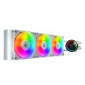Cougar Poseidon Elite aRGB AIO Liquid Cooler, 360mm Radiator Length, Copper Cold Plate, 2700 RPM Pump Speed, 120mm Fan, 2200 RPM Fan Speed, 62.53 CFM Airflow, White | 3MPSD360.0002
