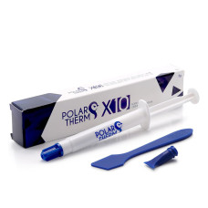 Polartherm X-10 by Thermal Grizzly - 5 Grams CPU Thermal Paste for CPU & GPU - High Thermal Conductivity, Long Durability, Non-Conductive Thermal Grease - Thermal Compound Kit with Spatula