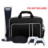 Premium Carrying Case for PS5, 1680D Heavy-Duty Nylon with Dual-Density Padding, Fits Disc/Digital/Slim/Pro + Controllers/Discs/Chargers, Ergonomic Travel & Home Storage