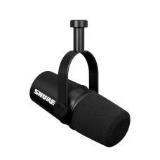 Shure MV7X XLR Dynamic Microphone – Voice-Isolating Cardioid Mic for Podcasting, Vocal Recording & Broadcasting, All-Metal, Black