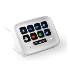 Elgato Stream Deck Neo, 8 Customizable Keys, 2 Touch Points | Automates repetitive tasks, Compatible with Zoom, Teams, Office apps, Smart home control