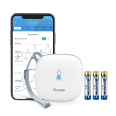 Govee WiFi Thermometer Hygrometer H5179 with App Notification Alert | Humidity temperature sensor, portable.