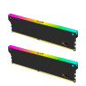 V-COLOR Manta XSky DDR5 32GB (2x16GB) 6400MHz CL32 1.4V SK Hynix IC RGB Gaming Desktop Upgrade Memory Module Black, for AMD EXPO (TMXSAL1664832KWK)