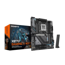 GIGABYTE X870 Gaming X WIFI7 AMD AM5 LGA 1718 Motherboard, ATX, DDR5, 3X M.2, PCIe 5.0, USB4, WIFI7, 2.5GbE LAN, EZ-Latch