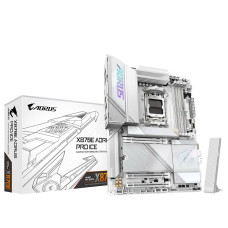 GIGABYTE X870E AORUS PRO ICE AMD AM5 LGA 1718 Motherboard, ATX, DDR5, 4X M.2, PCIe 5.0, USB4, WIFI7, 2.5GbE LAN, EZ-Latch