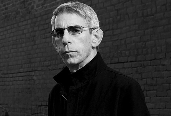 Black and white photo of actor Richard Belzer from "Law and Order SVU" who has died at age 78.