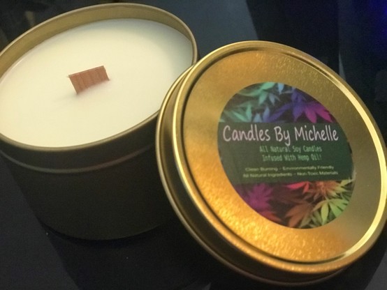cbd infused soy candles